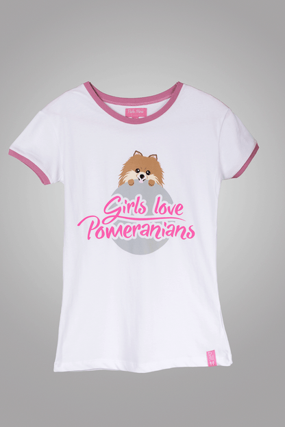 Girls love Pomeranians T-Shirt