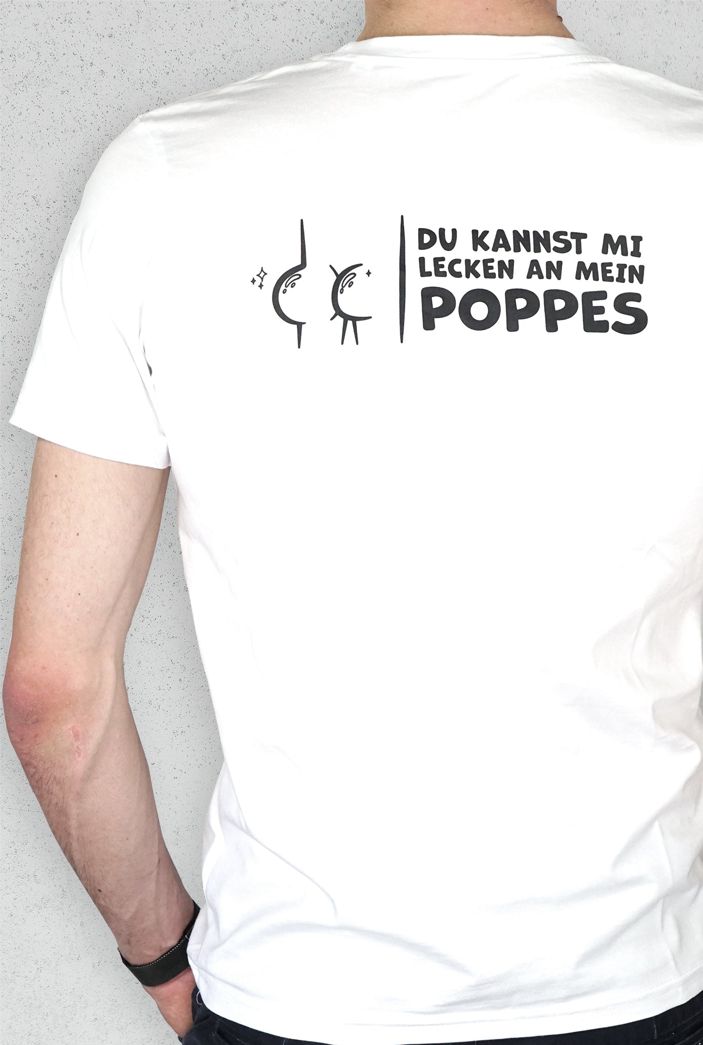 Poppes Shirt weiß